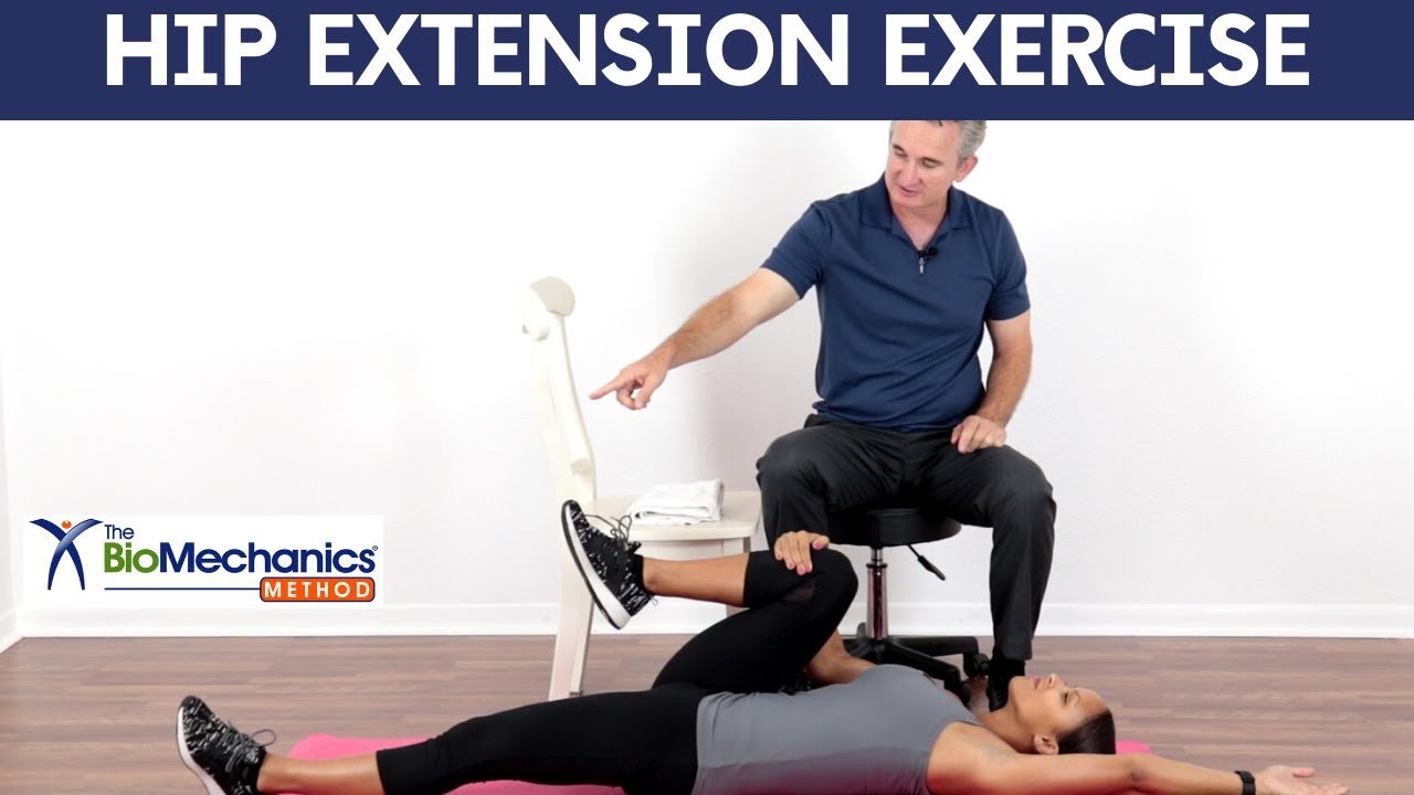 Hip Extension Exercise to Improve Lunging, Walking and Running