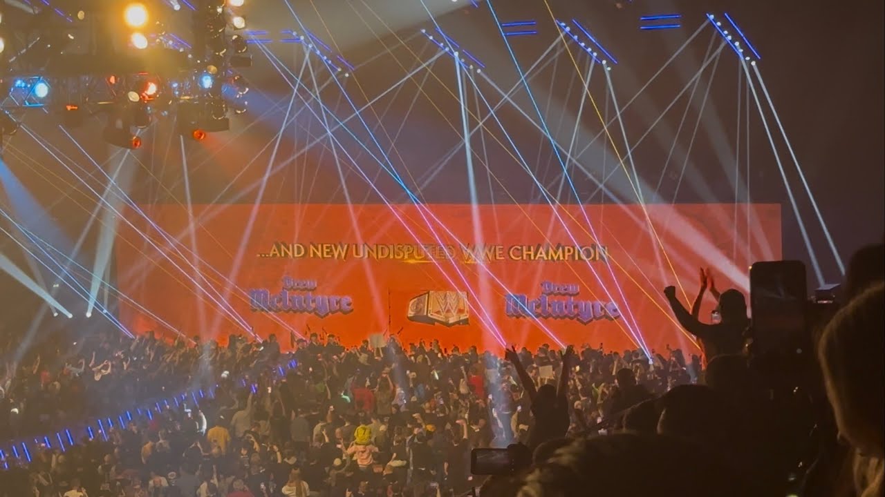 Drew McIntyre London Smackdown WWE championship homecoming entrance