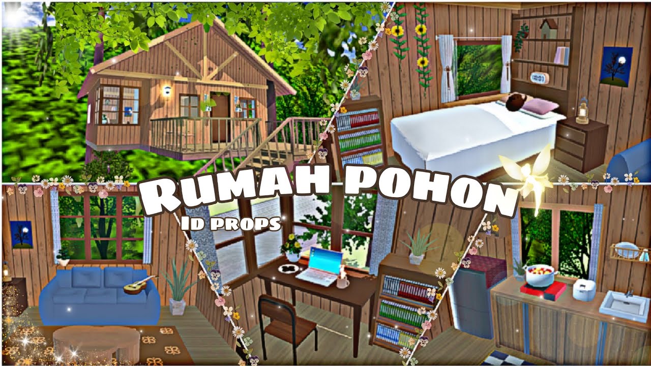 BAGI ID RUMAH POHON AESTHETIC (save&edit)#sakuraschoolsimulator#sakura#bagibagiidsakura#rumahpohon