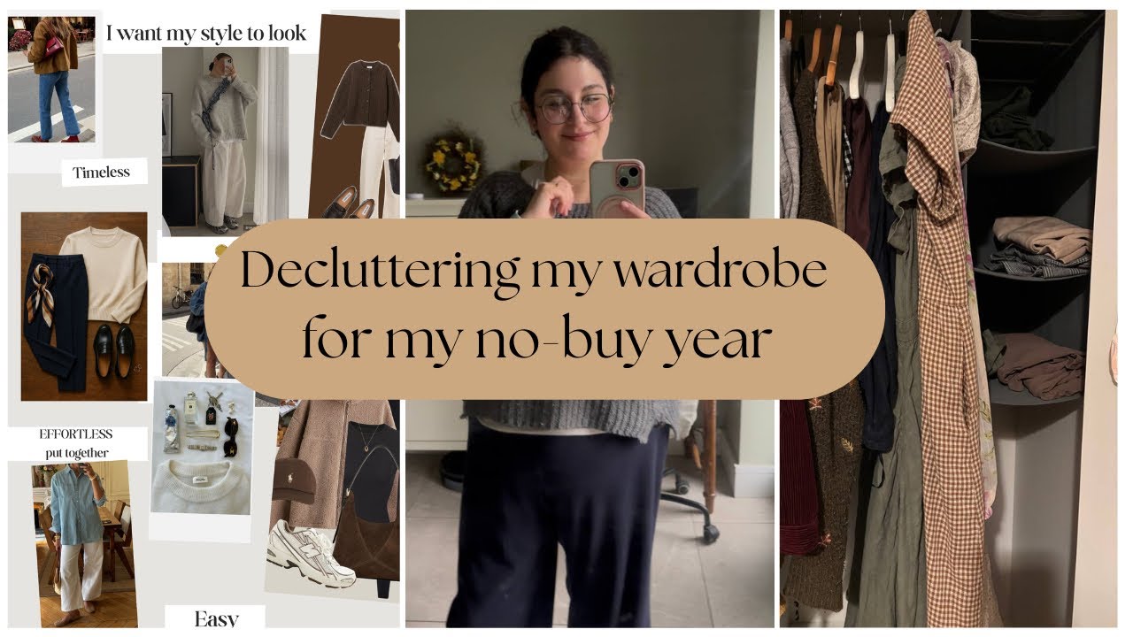 Decluttering my wardrobe to maximise my no-buy year