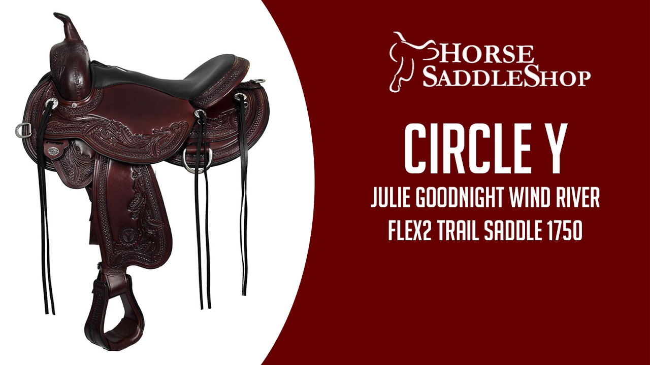 Circle Y Wind River Flex2 Trail Julie Goodnight Saddle 1750