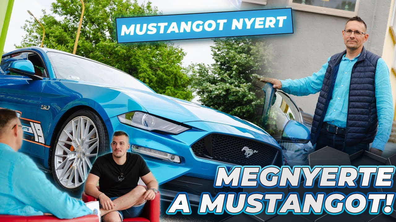 MUSTANGOT NYERT! - Megkapta autóját az UNIX-AMTS 2025 NYERTESE!