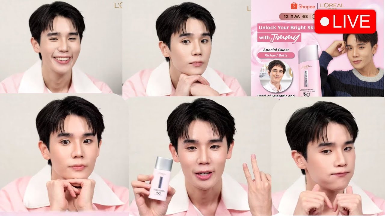 [Shopee LIVE] 250212 LOREALBRIGHT WITH JIMMY #LOrealGlycolicxJimmy