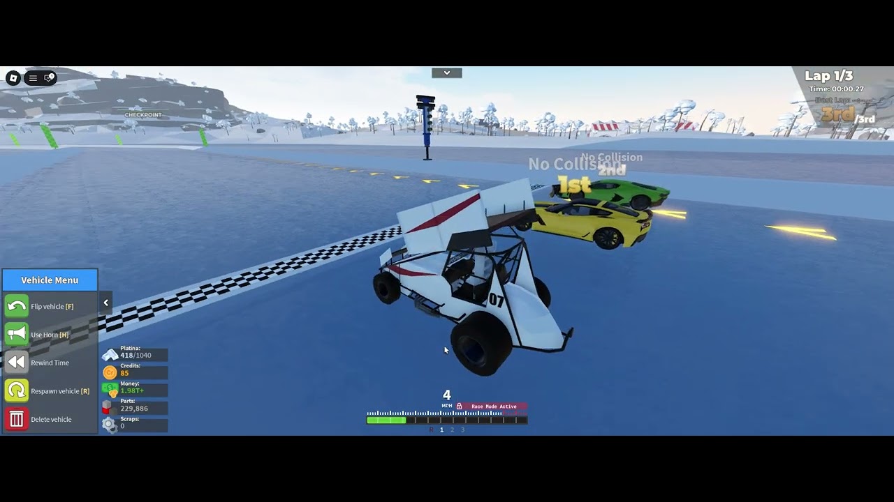 Doing trick-shots in Car Crushers 2