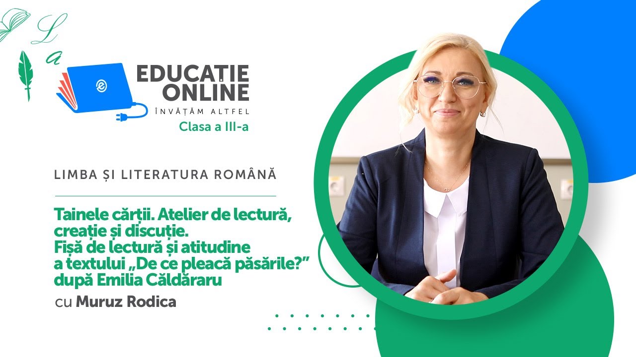 Limba și literatura română, Clasa a III-a, Tainele cărții. Atelier de lectură, creație și discuție..