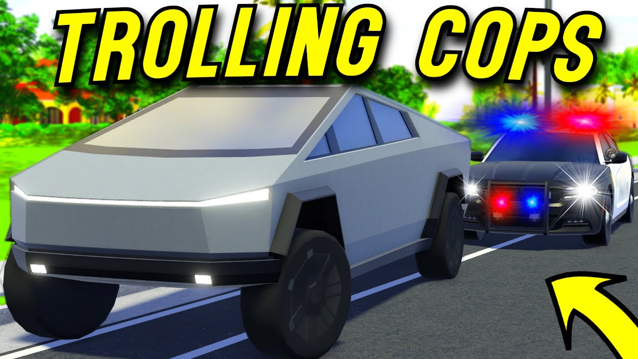 Roblox Roleplay - TROLLING COPS WITH 1000HP TESLA CYBERTRUCK