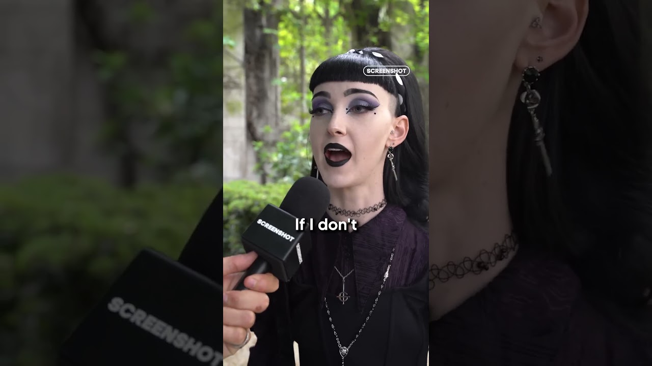 She’s goth, not a villain 💀 