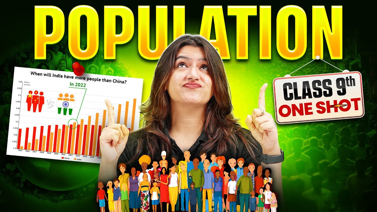 Population Class 9 | Complete Chapter in ONE SHOT | CBSE Class 9 Geography Chapter 6 | SST