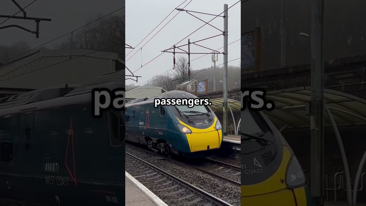 How the Pendolino Leans Like a Motorcycl #pendolino #class390 #train #railway  #fyp