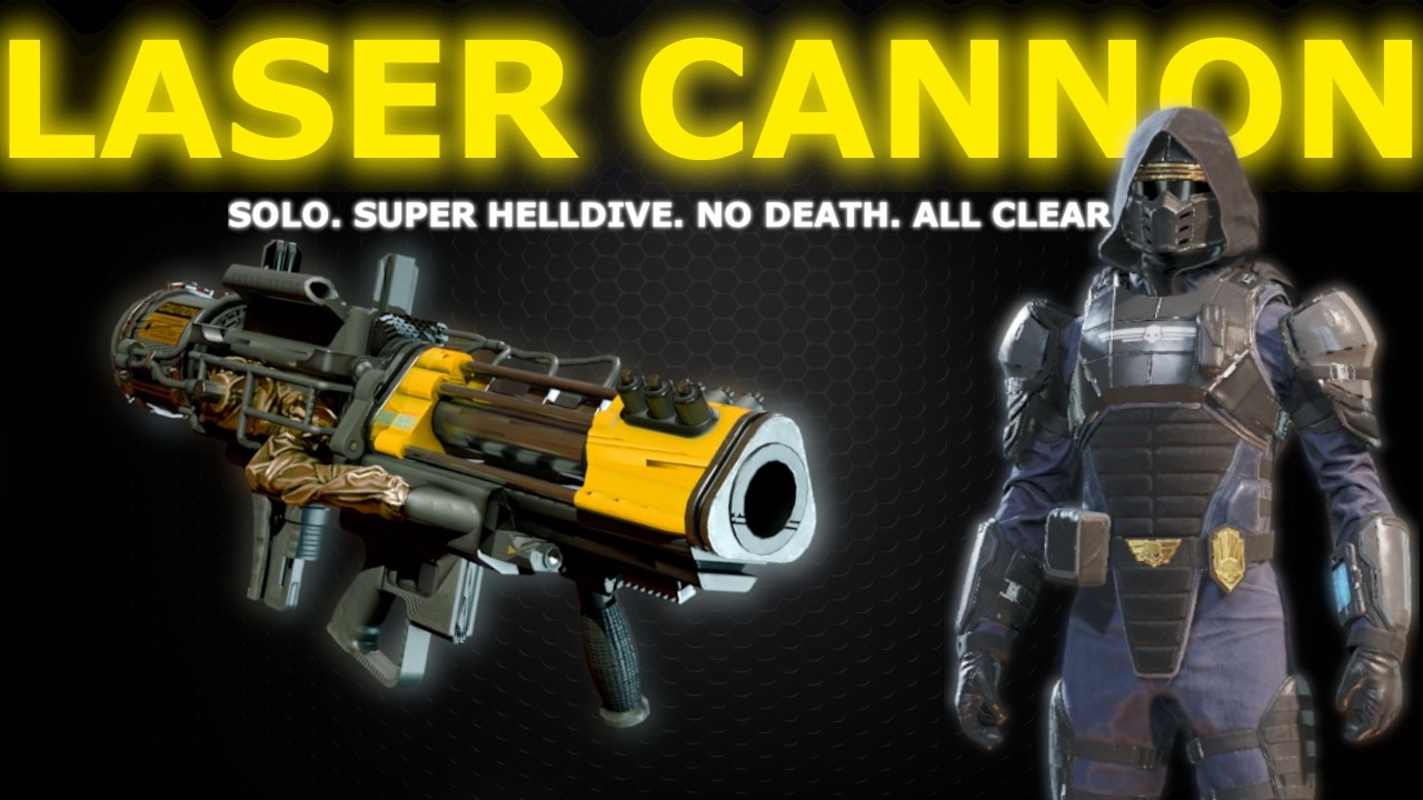 Helldivers 2 | Laser Cannon Rooftop Tech Cheeses Illuminate | No Death | Solo D10 | Full Clear