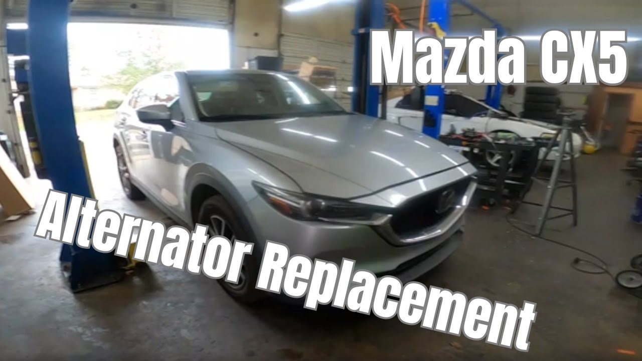 Замена генератора Mazda CX5 2019 года