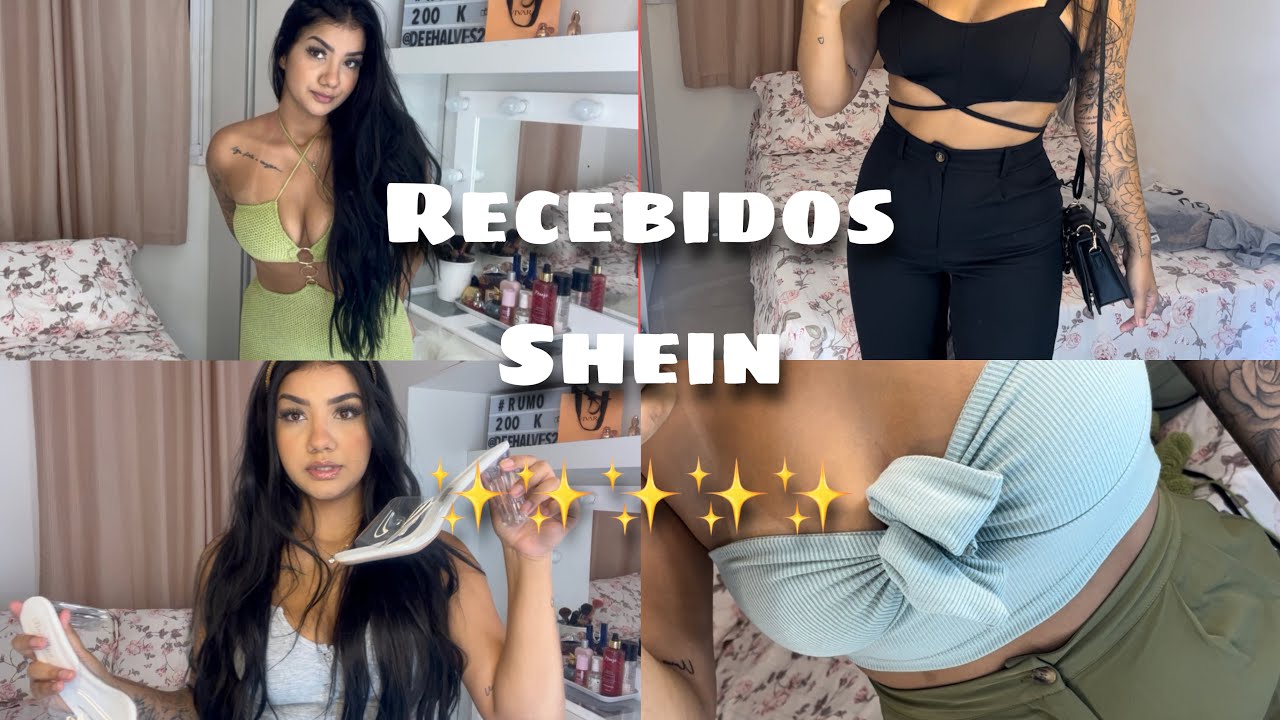 RECEBIDOS SHEIN | calça, salto, bolsa e muitos pijamas… ❤️‍🔥