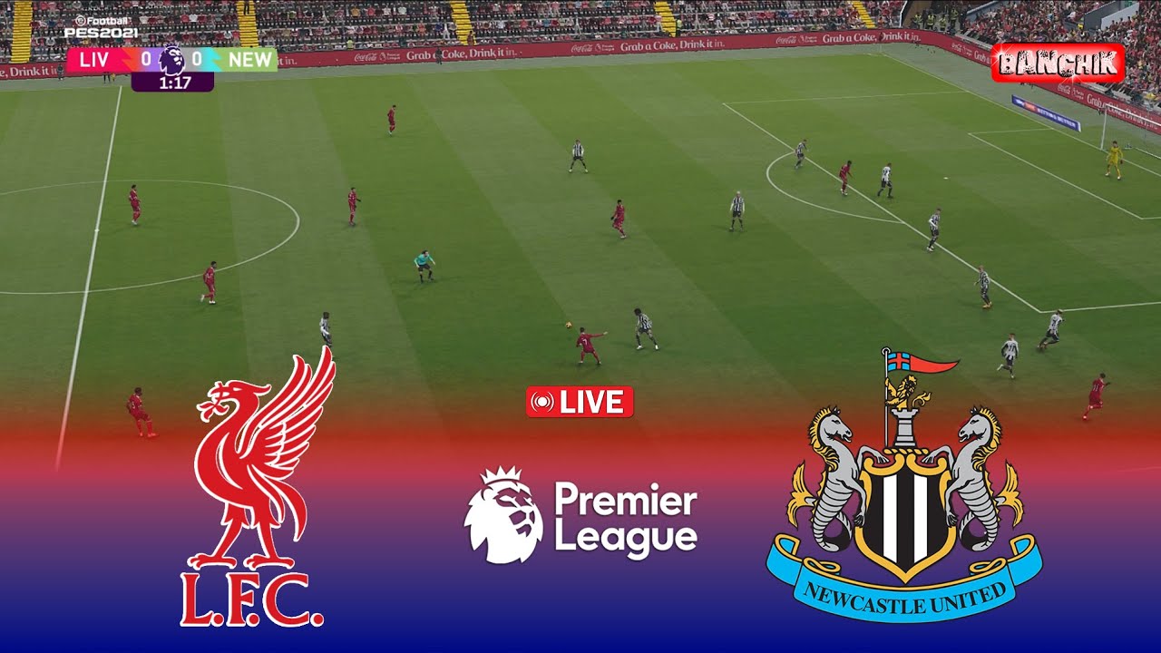 🔴LIVE : Liverpool vs Newcastle United - Premier League 2025/26 | Pes 21 Simulation Gameplay