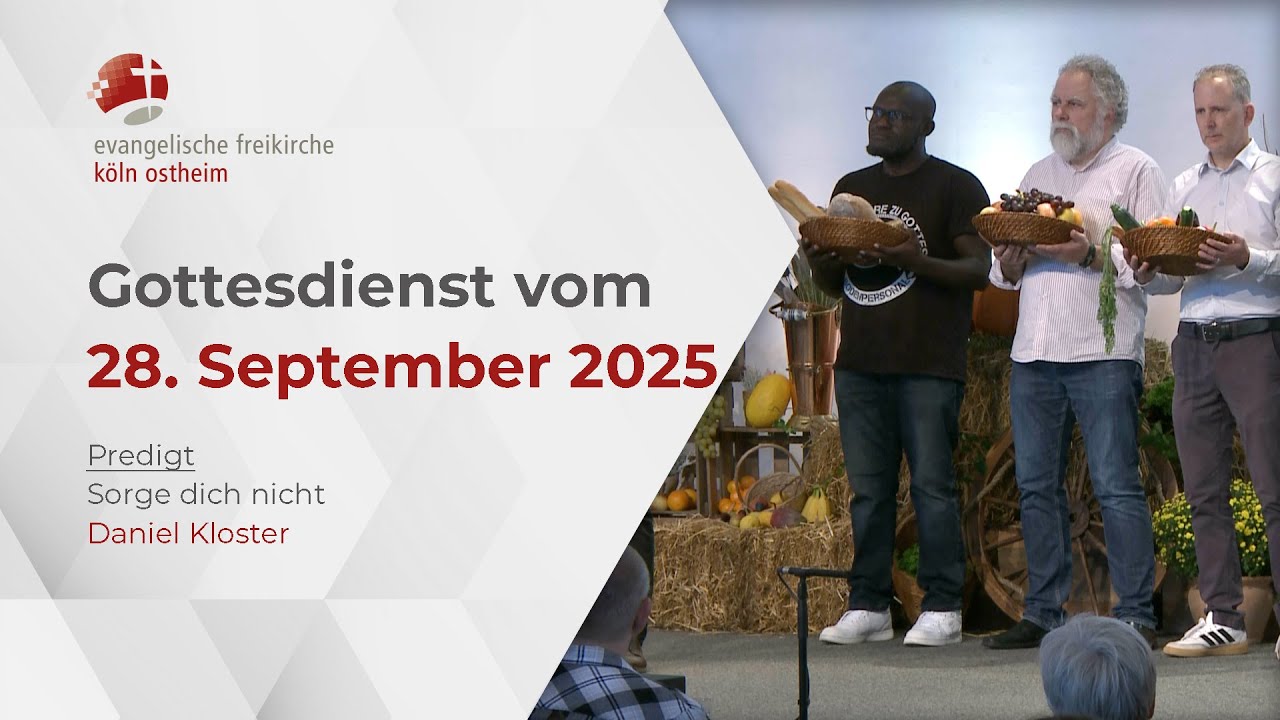 Erntedank-Gottesdienst der EF K&ouml;ln // 28.09.25