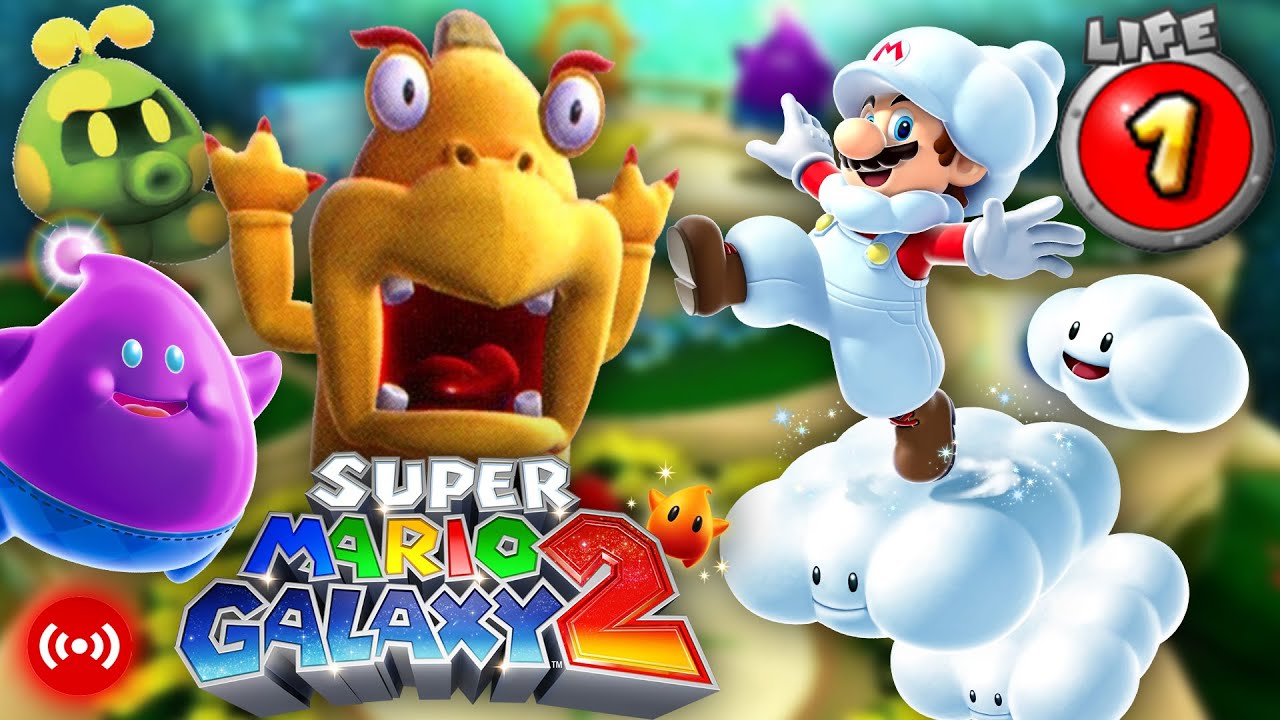 🔴 Super Mario Galaxy 2 but I only have 1 Health 🔴