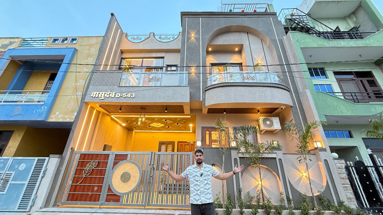 133 Gaj 4 BHK Luxurious House Design with beautiful Interior | 30x40 House for sale in Jaipur