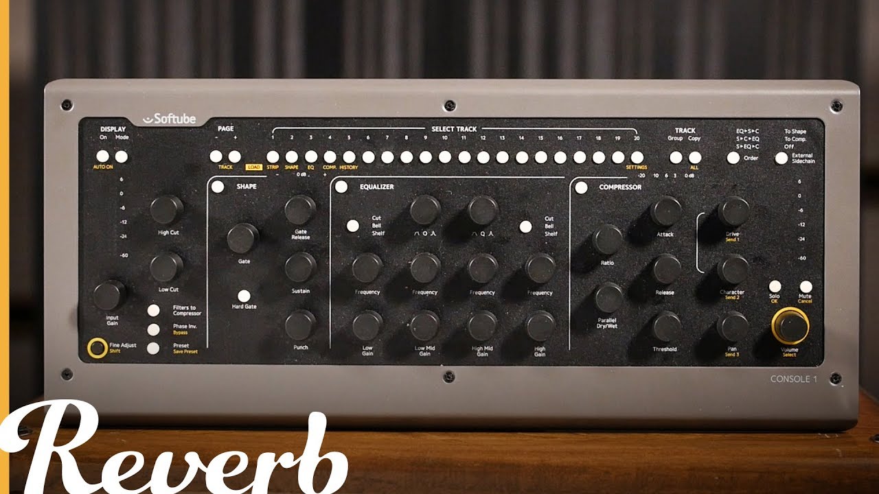 Контроллер Softube Console 1 MKII | Демонстрационное видео реверберации