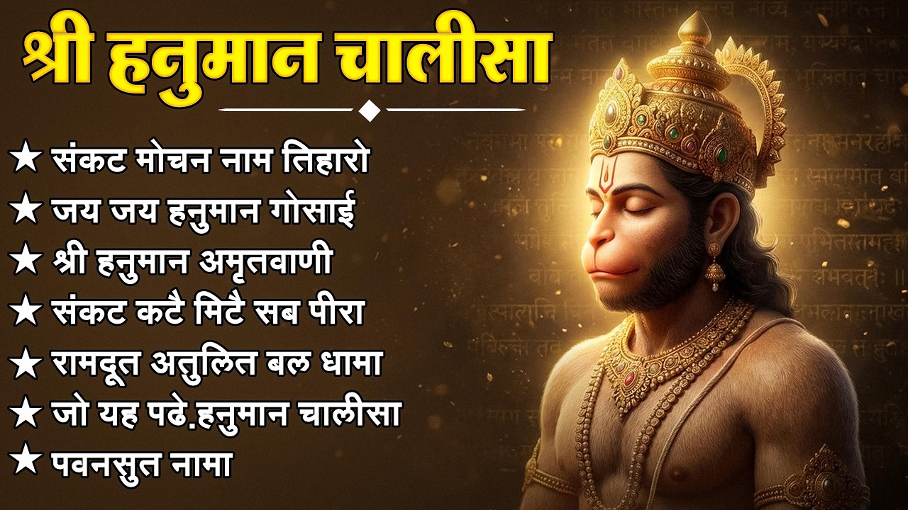 श्री हनुमान चालीसा 🌺🙏 shree hanuman chalisa original video 🙏🌺 gulshan kumar hariharan full hd