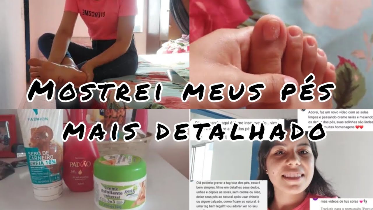 Tag dos pés/ passei creme