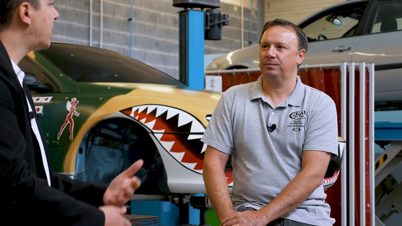 La fili&egrave;re carrosserie et peinture en carrosserie - Cyril Monsonis