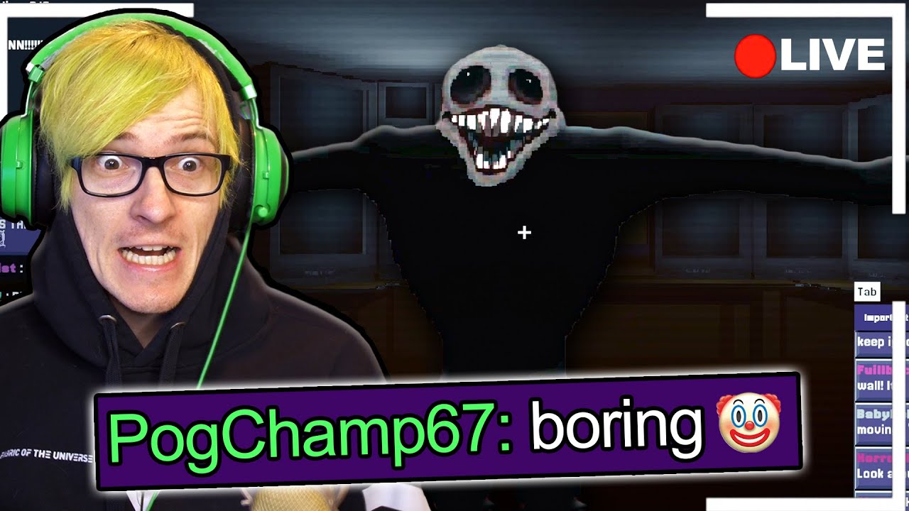 A horror game where we livestream but my chat is AI AND THEY'RE ANNOYING AF