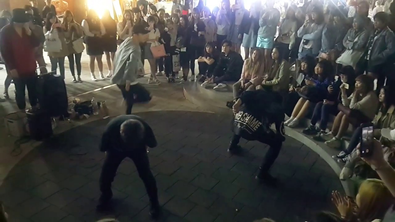 [DOB 디오비] BTS ☆봄날☆ 커버안무 (양성열 이태영 김태유) 20170516화 [Korean Hongdae Kpop Street dance busking]