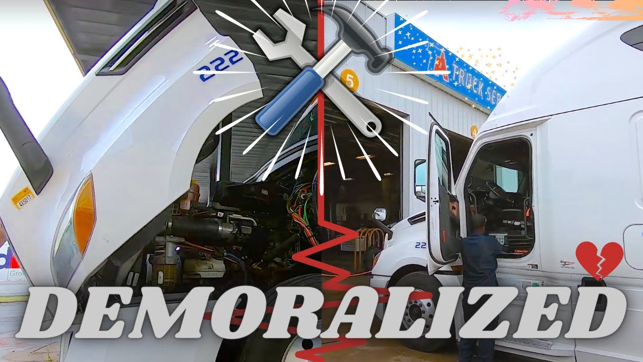 The Freightliner Cascadia BROKE DOWN :( | DEF Issue | Problems NEVER End | Limp Mode | DPF OTR  Semi