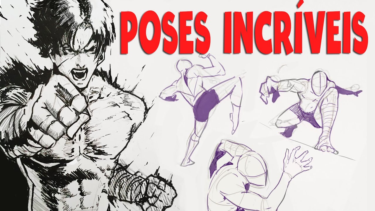 Como Desenhar Poses Dinâmicas