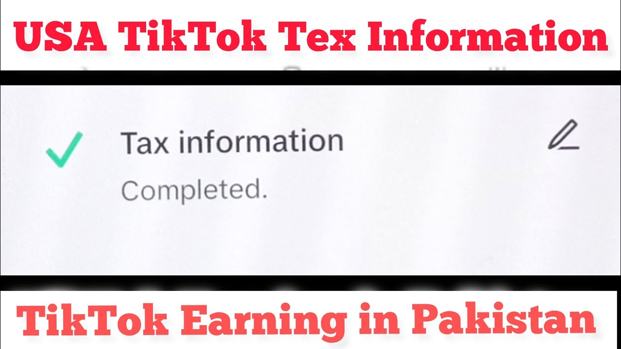 How to add USA Tax information in TikTok 2025 💯 USA Tiktok account tax information full details ✅