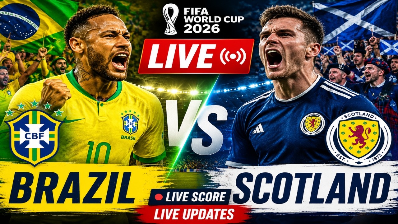 🔴Brazil vs Scotland LIVE WATCHALONG | FIFA World Cup 2026 Group Stage Clash | Football LIVE | N18G