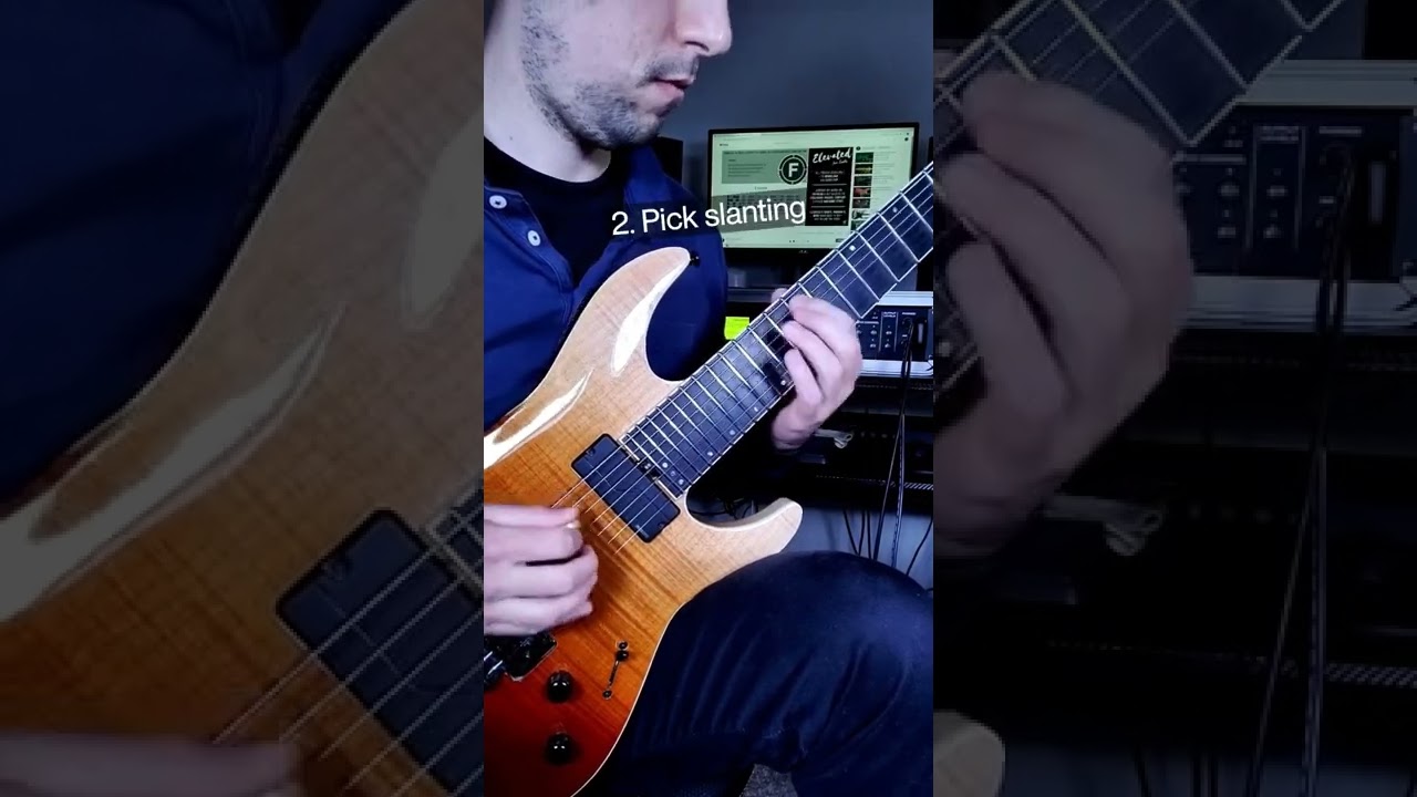 3 alternate picking secrets revealed! #guitar #guitarist #guitarlesson #shredguitar #guitarplayer