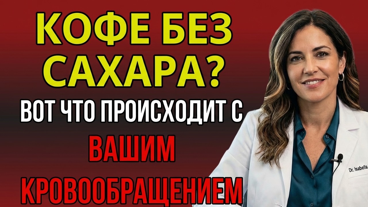 Что происходит с вашей циркуляцией, если вы пьёте кофе без сахара каждый день?