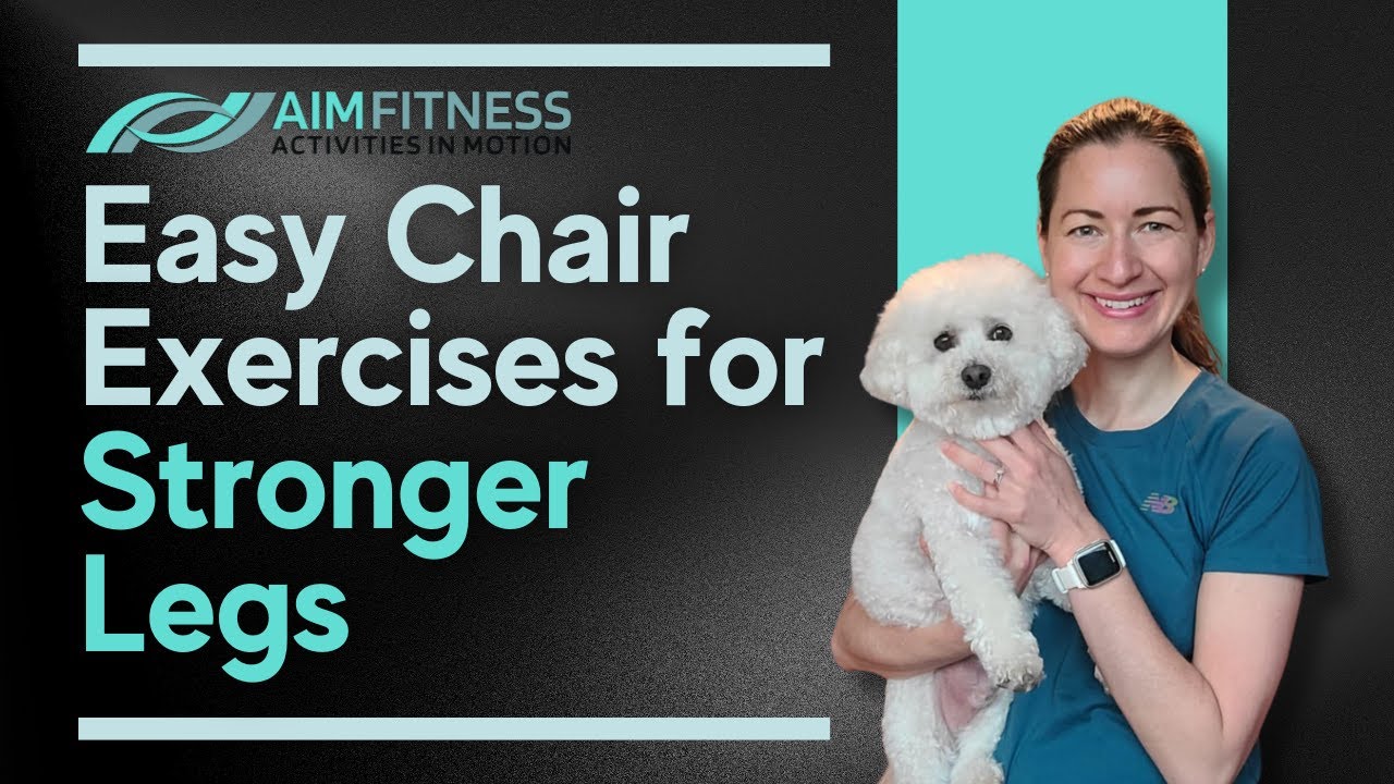 Seated Leg Power! | Easy Chair Exercises for Stronger Legs | For Adult 50+