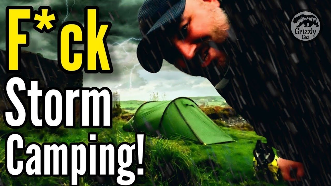Отдых на природе во время шторма ⚠️ Зачем мне это делать?!