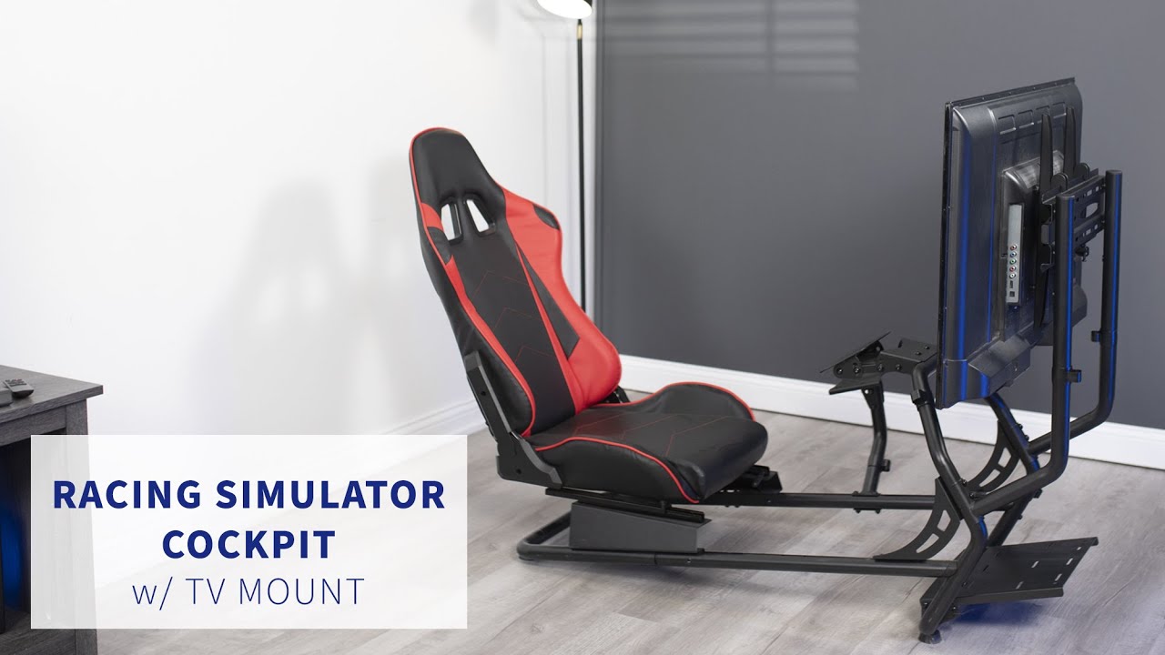 STAND-KIT-RACE1B  Racing Simulator Cockpit with TV Mount by VIVO