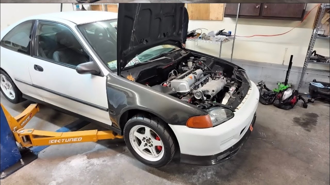 Honda EJ1 Gets K swap!!!!