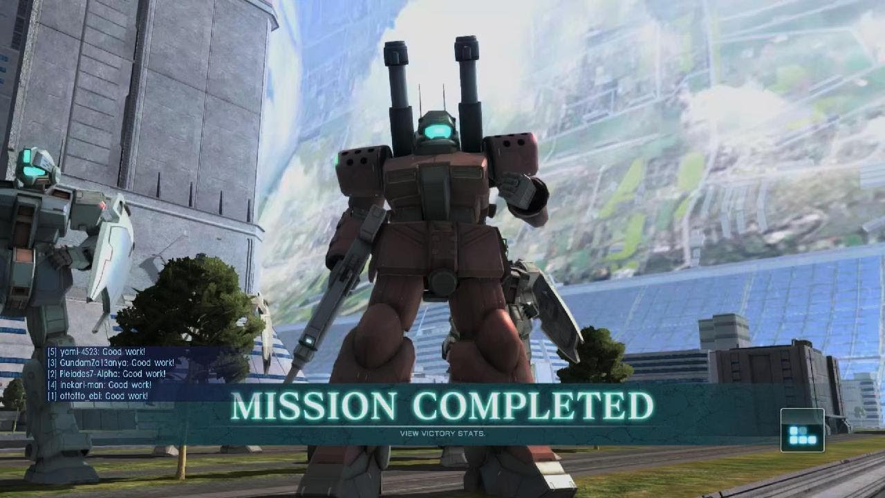 GBO2 - War in the Pocket, Guncannon Mass Production Type gameplay.