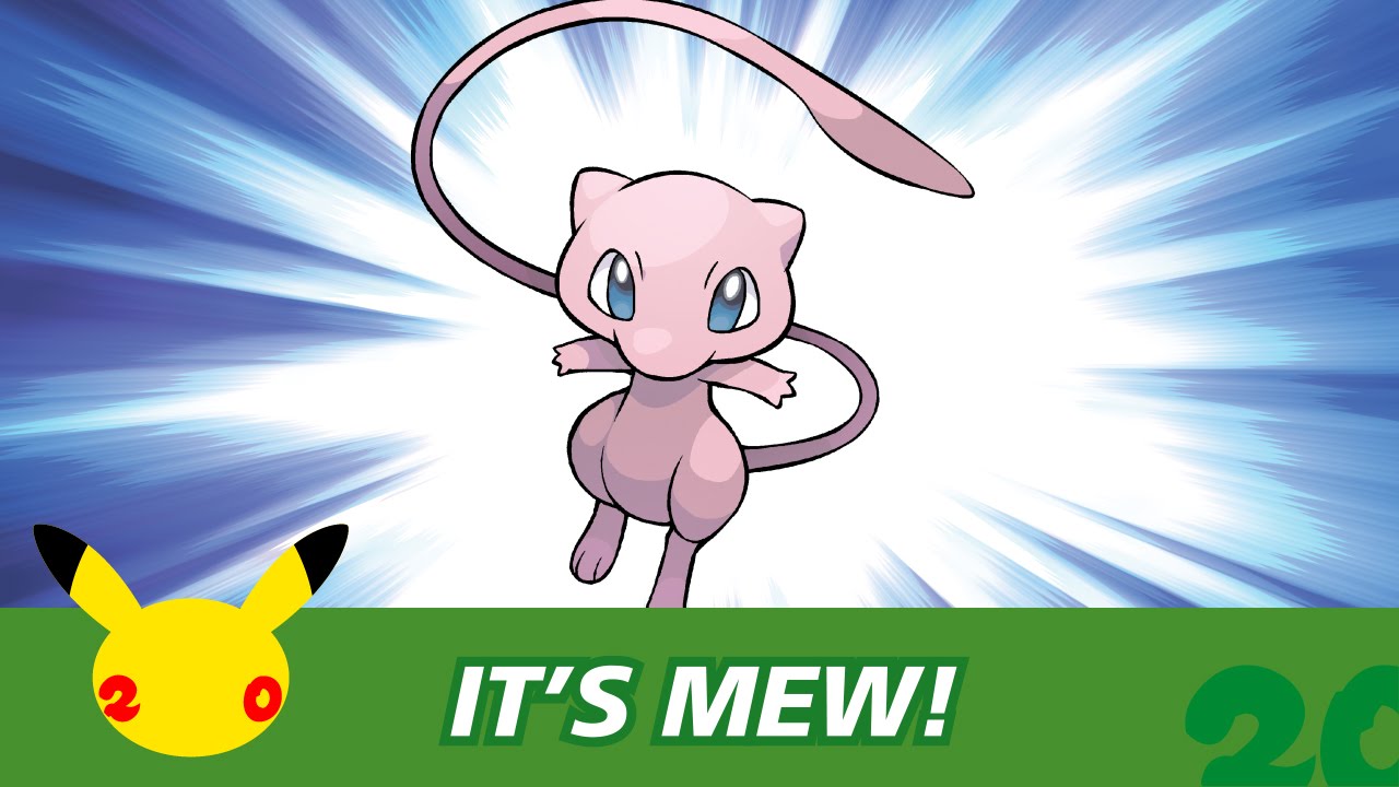 Celebrate #Pokemon20 with the Mythical Pok&eacute;mon Mew!