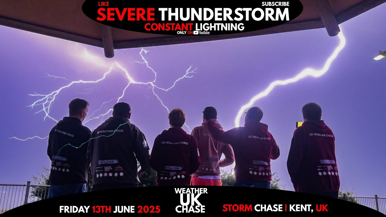 500-Mile Storm Chase for Insane UK Lightning Storm! | Friday 13th Madness in Kent, UK