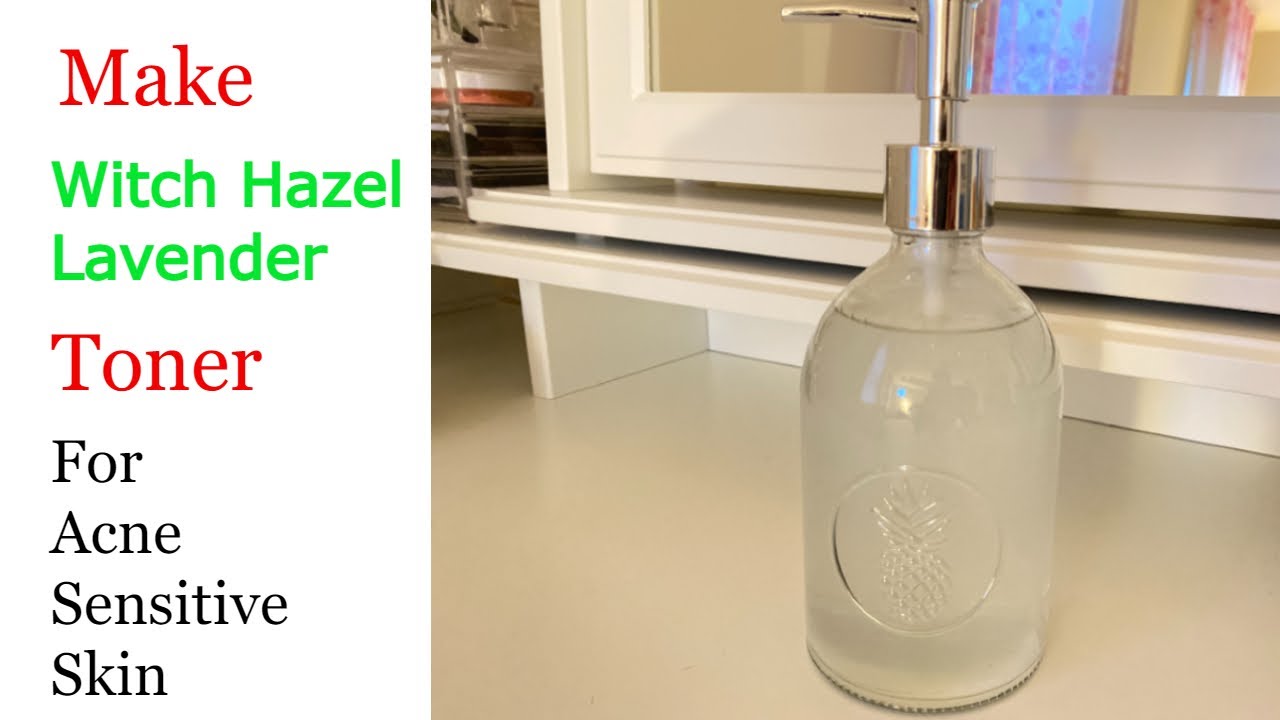 Make Witch Hazel Lavender Toner with KD5 DIstiller All Types of Skin Acne Sensitive Skin Glycerin