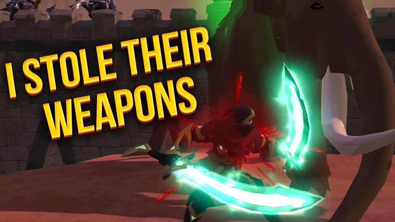 I Use ONLY the Weapon of Every Player I Kill Albion Online
