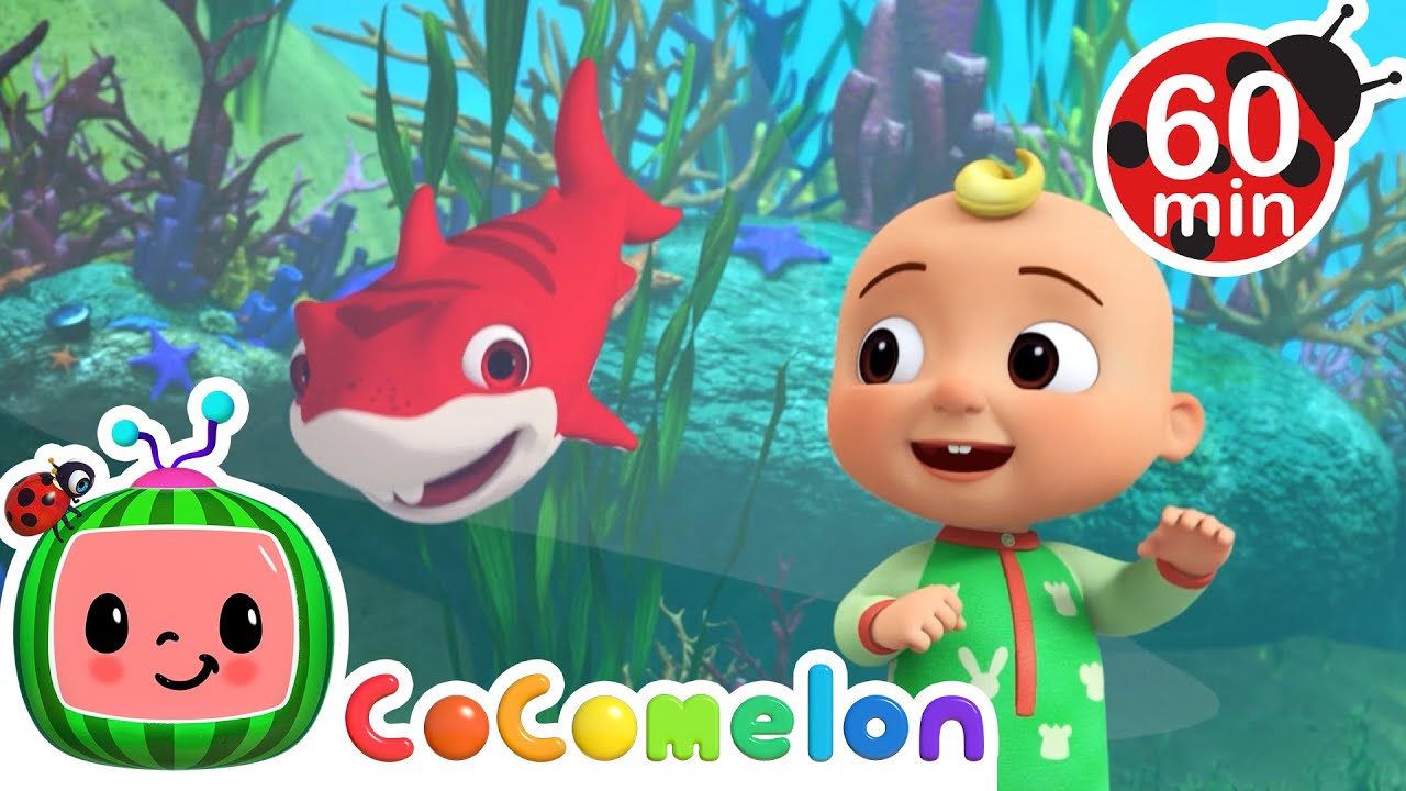 Baby Shark - Colors | CoComelon Animal Time | Animal Nursery Rhymes