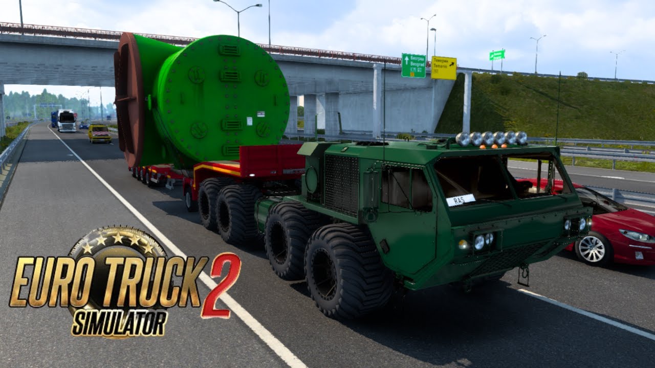 Special Transport With Heavy Duty Vehicle | Euro Truck Simulator 2 Gameplay
