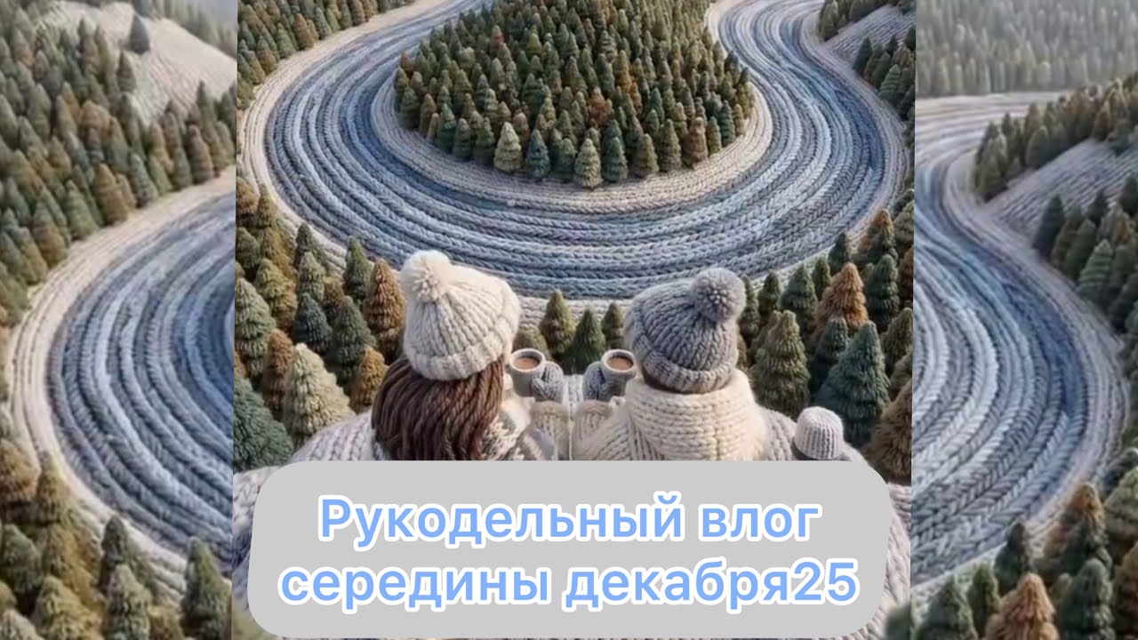 Рукодельный влог середины декабря 25#вязовлог ,#рукивдело 