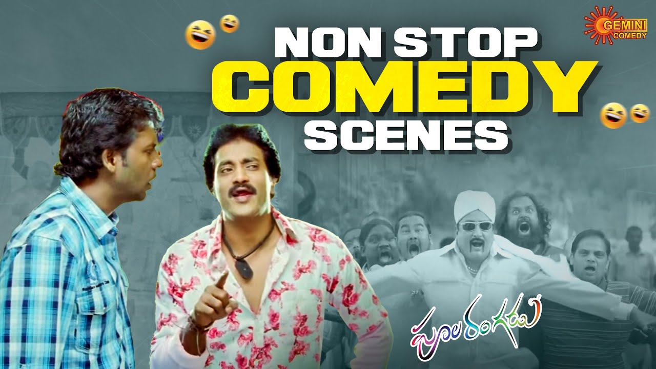 Non-Stop Fun with Sunil&ndash;Prithviraj Combo | Poola Rangadu Comedy | Telugu Comedy scene