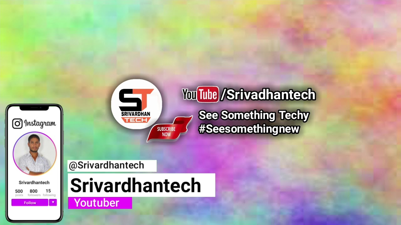 My New Social Media Lower Third Animation || Srivardhantech ||
