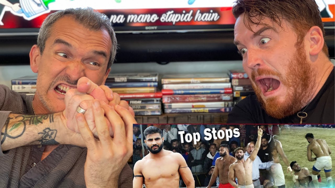 Kabaddi Top 10 Stops |  REACTION!!