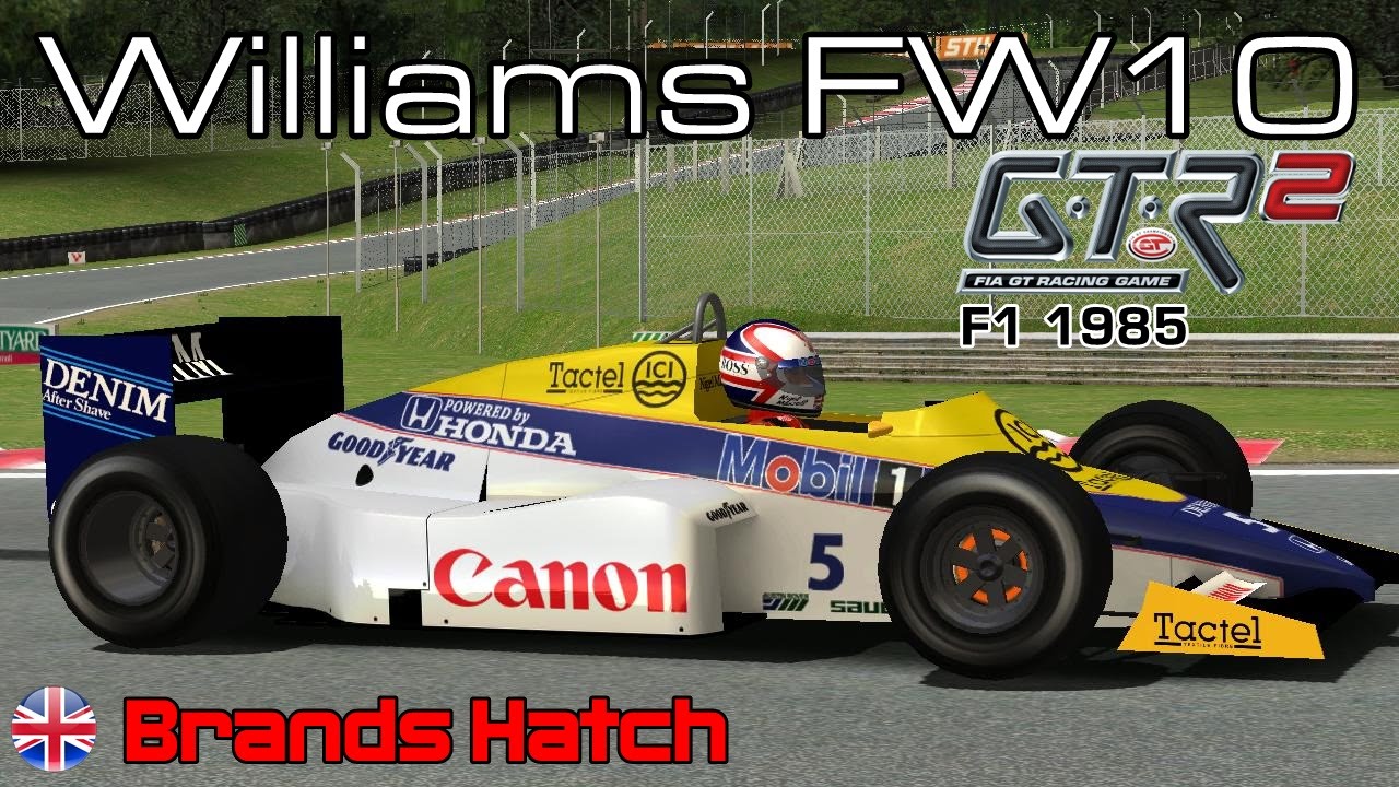 [GTR2] Canon Williams Honda Team FW10 @ Brands Hatch with Nigel Mansell (F1 1985)