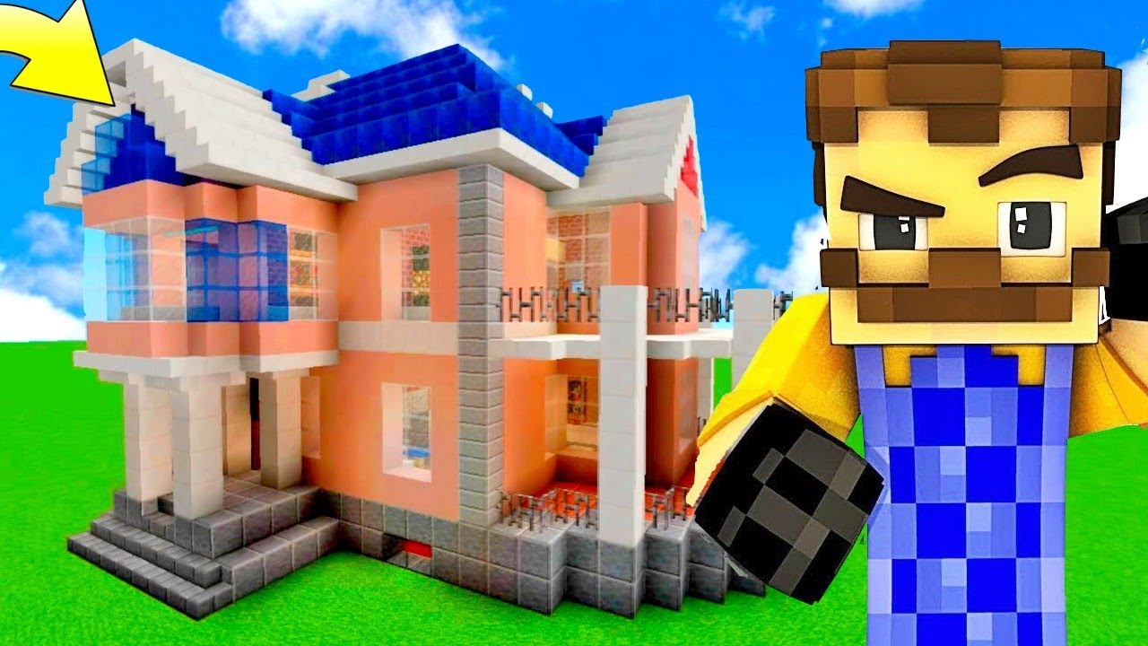JE RENTRE DANS LA MAISON ÉTRANGE DE MON VOISIN ! | Hello Neighbor Minecraft
