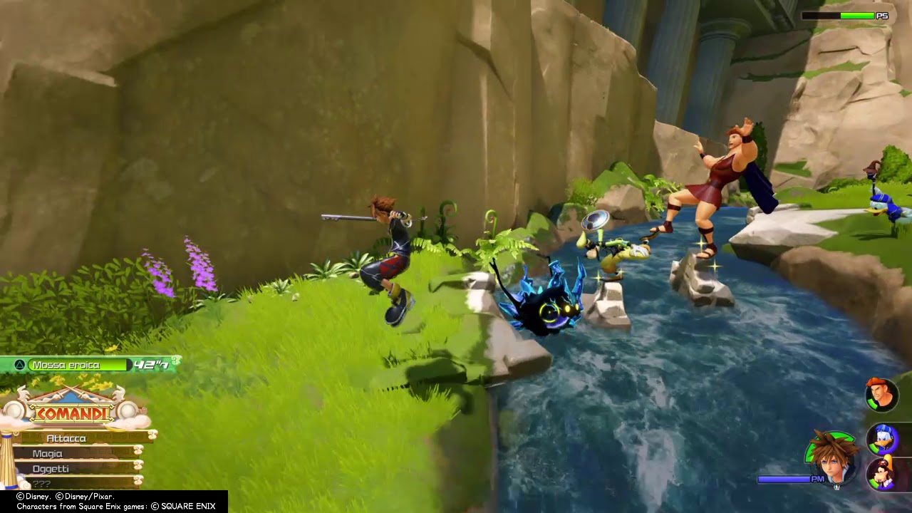 Kingdom Hearts III - Olimpo Water Core bug